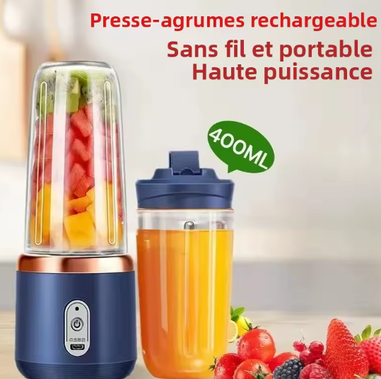 6 Color 400ml Portable USB Blender Electric Travel Juicer Cup For Smoothie Milkshake Kitchen Mini Mixer Tool