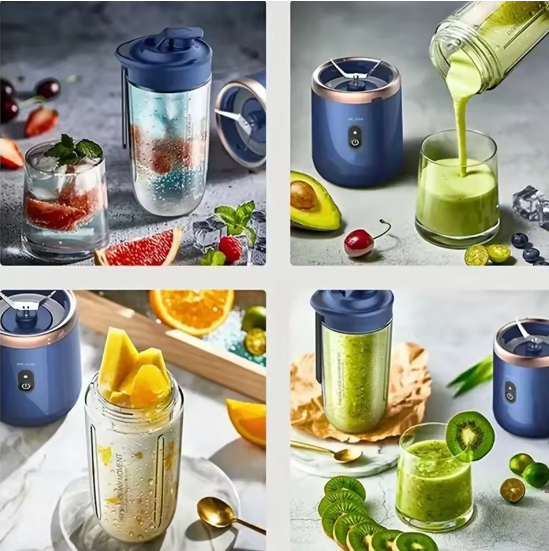 6 Color 400ml Portable USB Blender Electric Travel Juicer Cup For Smoothie Milkshake Kitchen Mini Mixer Tool