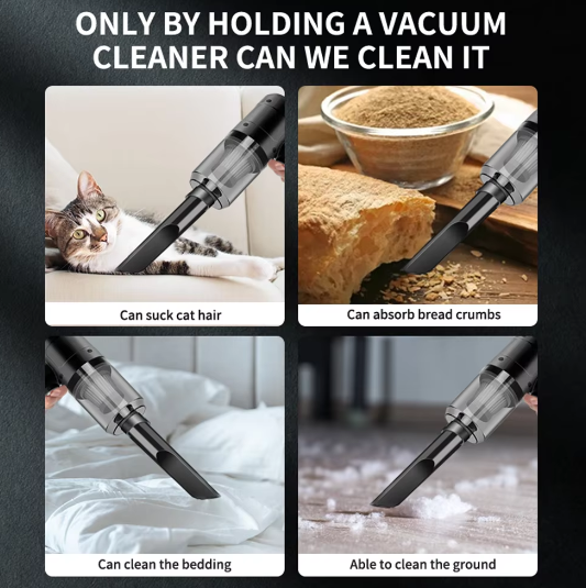 15000PA Compressed Air Dust Collector Handheld vacuum cordless High power, car vacuum cleaner Hairdryer Mini portable