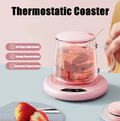 1PC Thermostatic Heating Coaster USB Home Heating Coaster 3-speed Adjustment Heating 55 Degrees Constant Temperature