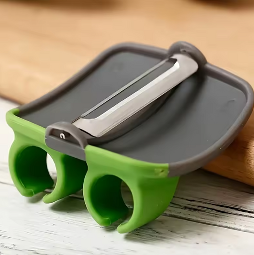 1/2 Easy and Convenient Black Green Peeler, Sharp Blade, Non Slip Grip, Suitable for Kitchen and Camping