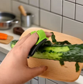 1/2 Easy and Convenient Black Green Peeler, Sharp Blade, Non Slip Grip, Suitable for Kitchen and Camping